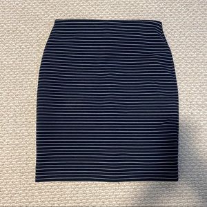 Banana Republic Stretch Ponte Striped Skirt